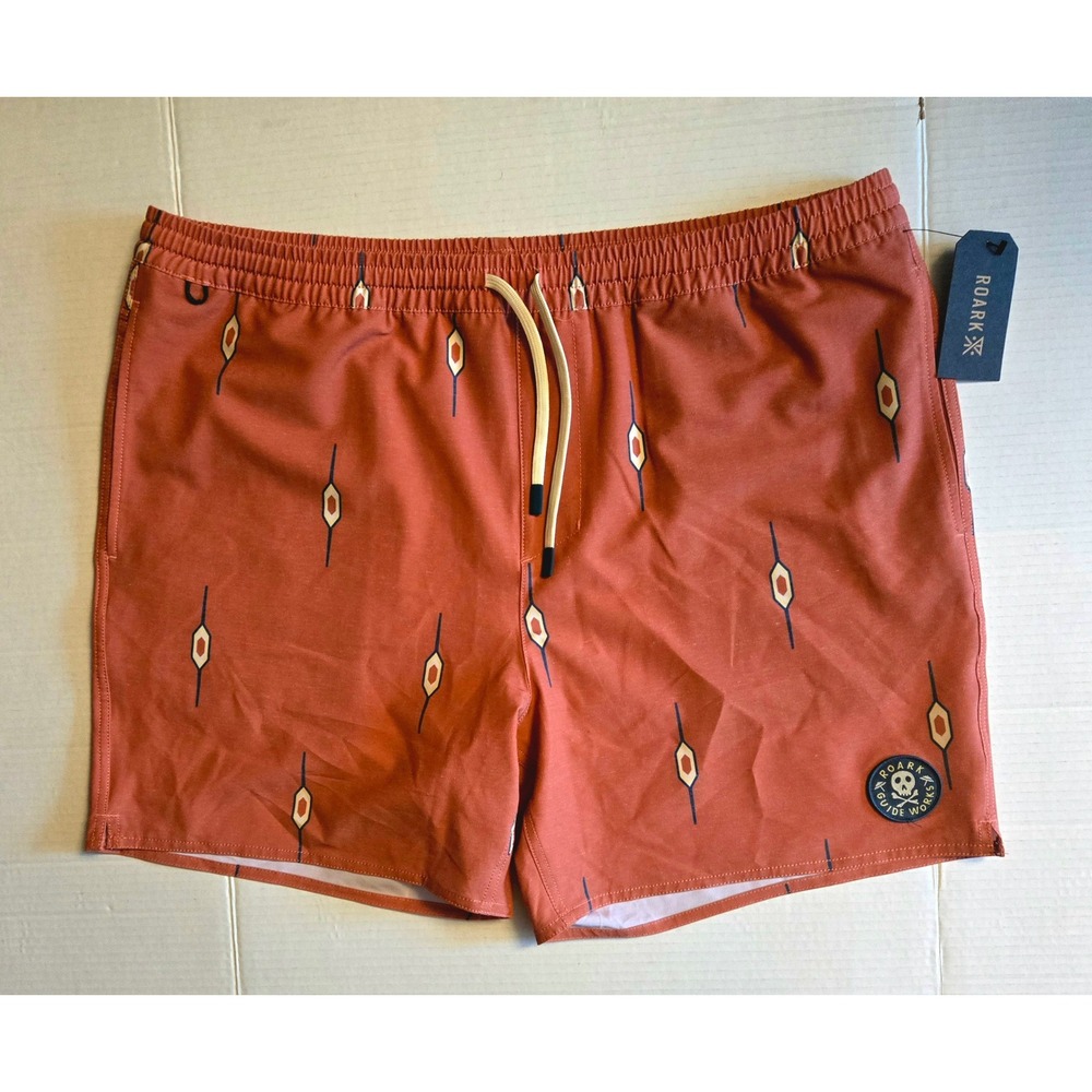 Roark Shorey Boardshorts 16", Orange, XXL